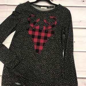 Reindeer Plaid Sweater